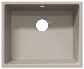 vidaXL Σιντρινο κουζίνας Μπεζ 54 x 44 x 20 εκ. Γρανίτης