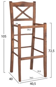 ΣΚΑΜΠΟ ΜΠΑΡ LUCIUS HM5586.01 ΞΥΛΟ ΟΞΙΑΣ ΕΜΠΟΤΙΣΜΟΥ ΚΑΡΥΔΙ 40,5x40x105Υεκ.ΣΚΕΛΕΤΟΣ