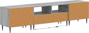 vidaXL 5 Τεμάχια LED Τηλεοπτικού Ντουλαπιού Γκρι Sonoma
