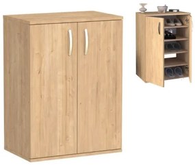 Παπουτσοθήκη - Ντουλάπι Manolo Megapap sapphire oak 60x38x81,4εκ. GP041-0084,3-GP041-0084,3-Καφέ GP041-0084,3