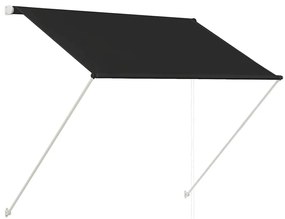 vidaXL Τέντα Συρόμενη Ανθρακί 100 x 150 εκ.