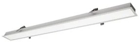 Γραμμικό Χωνευτό Trimless L1140 3000K Ανοδ. Dim. Station Ultra 3911-04114-3-U-D3 Viokef-3911-04114-3-U-D3-Ασημί 3911-04114-3-U-D3