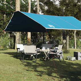 vidaXL Μουσαμάς Κάμπινγκ Αδιάβροχος Μπλε 420x440 εκ.