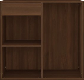 808840 vidaXL Ντουλάπι Καλλυντικών Καφέ Δρυς 80x40x75 εκ. Επεξ. ξύλο