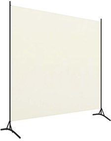 Διαχωριστικό Δωματίου Λευκό 175 x 180 εκ. Υφασμάτινο - Λευκό