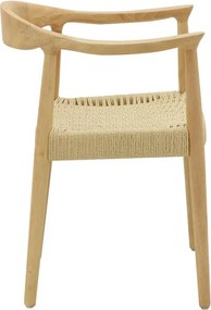 Καρέκλα - Πολυθρόνα Juvan φυσικό rubberwood 64x53x77εκ 64x53x77 εκ.