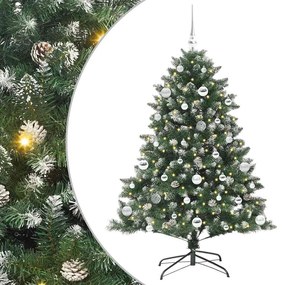 vidaXL Τεχνητό Χριστουγεννιάτικο Δέντρο με 150 LED Πράσινο 150 cm