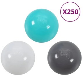 vidaXL Μπάλες για Παιδική Πισίνα 250 τεμ. Πολύχρωμες