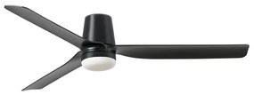 Ανεμιστήρας Οροφής Punt Tub M 33830-1TW D130cm LED 18W 3000/ 4200/ 6500K 678lm Black Faro Barcelona Διάμετρος 130cm