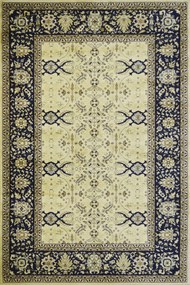 Χαλί Isfahan 121 Blue-Beige 135Χ200cm