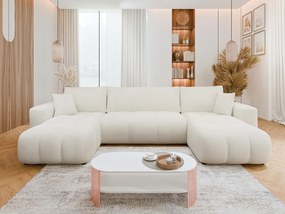 Γωνιακός καναπές Furyn U-Leuko - 312.00Χ145.00Χ72.00cm