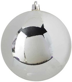 Χριστουγεννιάτικη Μπάλα Ασημί 15cm 237734