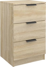 vidaXL Κομοδίνο Sonoma Δρυς 40 x 36 x 65 εκ.