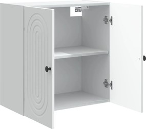 vidaXL Τοίχου Ντουλάπα Λευκό 59 x 31 x 60 εκ Επεξεργασμένο Ξύλο