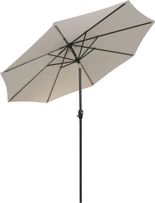Ομπρέλα Home ESPRIT Μαύρο Άμμο 265 265 X 265 X 250 CM