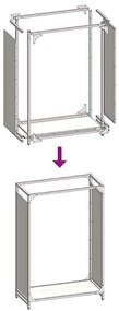 Ράφι για καυσόξυλα Ελαιοπράσινο 60x28x90cm Ατσάλι ψυχρής έλασης - Πράσινο