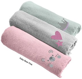 Κουβέρτα Βρεφική Baby Bear Pink Guy Laroche Κούνιας 100x140cm Microfiber