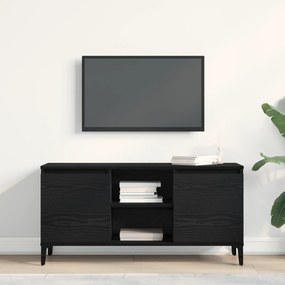 vidaXL Βάση Τηλεόρασης σε Μαύρο Δρυς 102x35x50 εκ. από Επεξεργασμένο Ξύλο