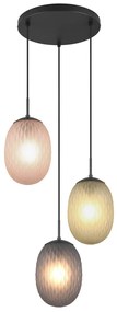 Φωτιστικό Κρεμαστό Trio Lighting FACETTE 364230317 Μαύρο Ματ (Black Mat)