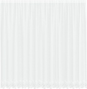 vidaXL Κουρτίνα Δαντέλας Λευκό 240 x 400 εκ Πολυεστέρας