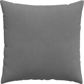 vidaXL Μαξιλάρι Καναπέ 2 pcs Σκούρο Γκρι 60 x 60 cm ύφασμα