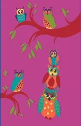 Παιδικό Χαλί LOLLIPOPS 8F43A/OWLS &#8211; 160×230 cm