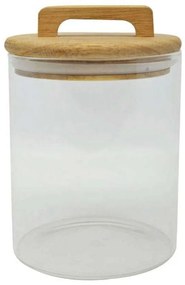 Βάζο Γυάλινο 824335 650ml Clear-Natural Ankor Wood, Glass