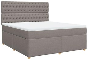 ΚΡΕΒΑΤΙ BOXSPRING ΜΕ ΣΤΡΩΜΑ TAUPE 180X200 ΕΚ. ΥΦΑΣΜΑΤΙΝΟ 3293670