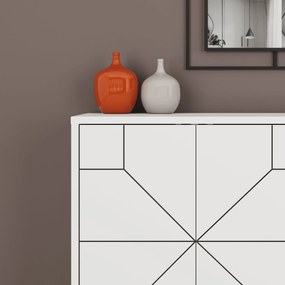 Μπουφές Λευκό DUNE 123x35x62,4