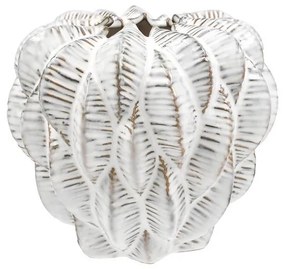 Κεραμικό Βάζο FL23914 Fylliana Λευκό Φ21x18 εκ. 21x21x18 εκ.