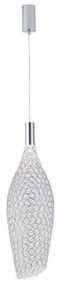 ΦΩΤΙΣΤΙΚΟ ΜΟΝΟΦΩΤΟ ΜΕΤΑΛΛΟ LED 7,6W 3000K 780lm  200x1960mm METAΛΛΟ  ΑΣΗΜΙ ARTE ILLUMINA PERFORATO Eurolamp 144-15060