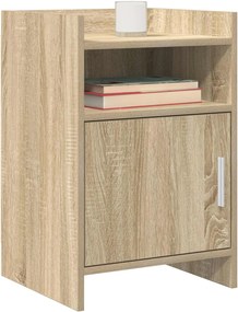 vidaXL Κομοδίνα Sonoma Δρυς 40 x 36 x 60 εκ Επεξεργασμένο Ξύλο