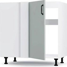 Modest Κάτω Γωνιακό Ντουλάπι Γκρι 100x48x82εκ