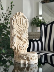 Stewehome Αντικέ διακοσμητικό μπιμπλό κηροπήγιο ζυγός 21x9x10 cm