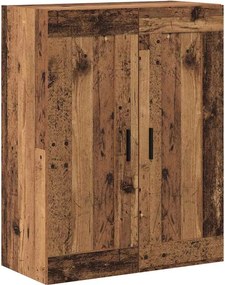 vidaXL Highboard 2 pcs Παλιό ξύλο Επεξεργασμένο ξύλο