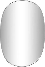 vidaXL Καθρέφτης Τοίχου Ασημί 50x35 εκ.