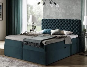 Επενδυμένο κρεβάτι Chesterfield-Kafe-120 x 200