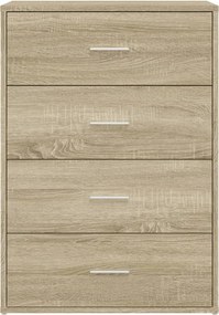 vidaXL Ντουλάπι Sonoma Δρυς 60x31x84 εκ. Επεξεργασμένο Ξύλο