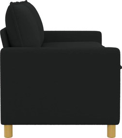vidaXL Καναπές Μαύρο 156 x 81 x 87,5 εκ Ύφασμα
