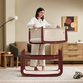 SNUZ Βρεφικό λίκνο SNUZPOD5 Rouge