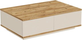 Τραπεζάκι Σαλονιού Atlantic Πεύκο / Κασμίρ DRIRIFO 90x60x28.6