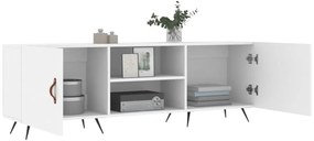 vidaXL Έπιπλο Τηλεόρασης Λευκό 150x30x50 εκ. από Επεξεργασμένο Ξύλο