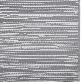vidaXL Χαλί εξωτερικού χώρου ARAKIL Γκρι 80x150 cm PP