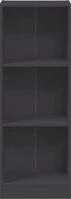 vidaXL Βιβλιοθήκη με 3 Ράφια Λευκή 40x24x109 εκ. Επεξεργασμένο Ξύλο