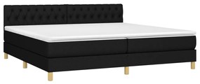 ΚΡΕΒΑΤΙ BOXSPRING ΜΕ ΣΤΡΩΜΑ ΜΑΥΡΟ 200X200 ΕΚ. ΥΦΑΣΜΑΤΙΝΟ 3140883