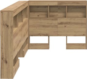 vidaXL Κεφαλάρι Αποθήκης Artisan Oak Επεξεργασμένο Ξύλο