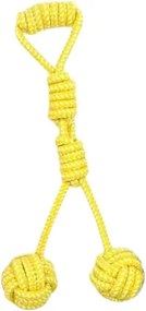 Παιχνίδι σκύλου σχοινί με μπάλες - 35cm - 12pcs - 550538