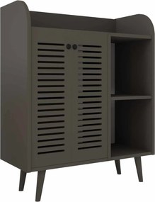 Έπιπλο Μπαρ Καφέ Γκρι FRAU 90x40x19
