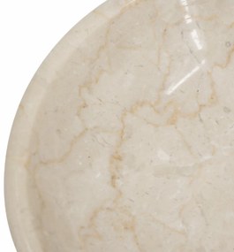 Artekko Marble Μπολ Μαρμάρινο Μπεζ (18x18x10)cm