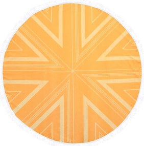 Στρογγυλή Πετσέτα Θαλάσσης Microfiber (Φ150) Estia Save The Aegean Sunscape Mirage 00-23287